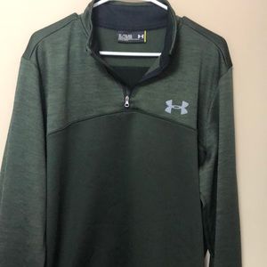 Under Armour Army green quarter zip